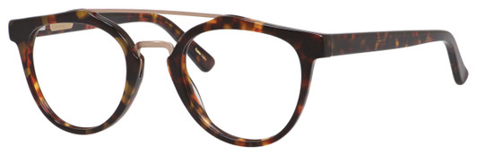 Profile View of Ernest Hemingway Blue Light Blocking Reading Glasses H4804 in Tortoise 47mm New