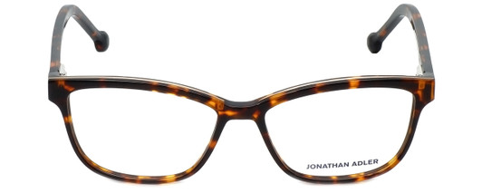 Profile View of Jonathan Adler Blue Light Blocking Reading Glasses JA316-Tortoise Tortoise 53mm