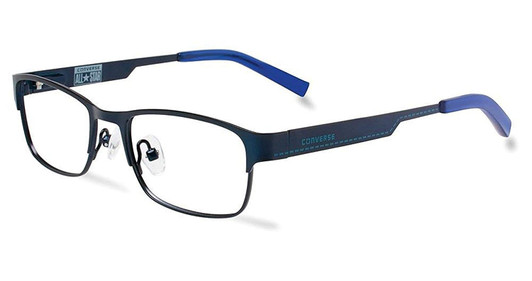 Profile View of Converse Designer Blue Light Block Reading Glasses K025-NAVY Navy 45mm 20 Powers