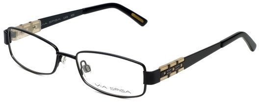 Via Spiga Designer Blue Light Blocking Reading Glasses Lalia-500 in Black 52mm N