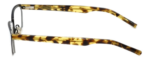 Side View of Isaac Mizrahi Designer Blue Light Block Reading Glasses M109-01 Black Pink 52mm