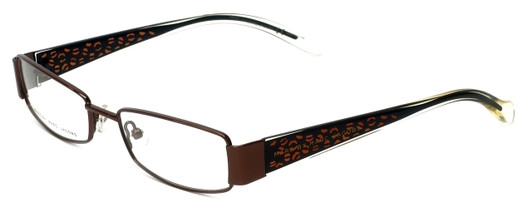 Profile View of Marc Jacobs Designer Blue Light Blocking Reading Glasses MMJ484-0YLG Brown 52mm