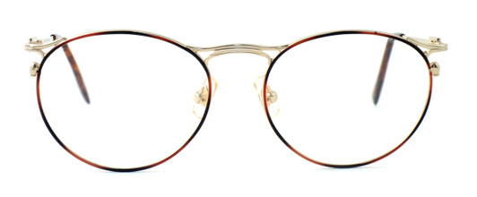 Front View of Fashion Optical Blue Light Blocking Reading Glasses New York in Amber 51mm