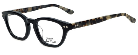 Profile View of Converse Designer Blue Light Blocking Reading Glasses P015 Black 48mm 20 Powers
