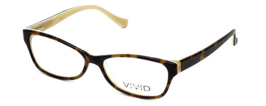 Profile View of Calabria Splash Designer Blue Light Blocking Reading Glasses SP59 in Demi-Brown