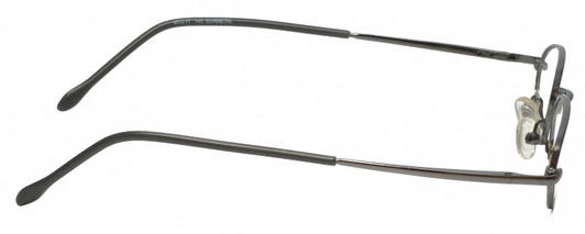 Side View of Calabria KIDS X-SMALL 43 mm Trendsetter 23 Shiny Brown Blue Light Filter Glasses