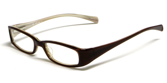 Profile View of Calabria Viv Kids 119 Designer Blue Light Blocking Reading Glasses Black-Brown N