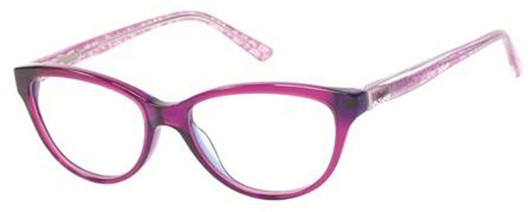 Candies Designer Blue Light Blocking Reading Glasses Coral-Fus in Fuchsia 53 mm