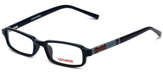 Profile View of Converse Designer Blue Light Blocking Reading Glasses Zoom Black 47mm 20 Powers