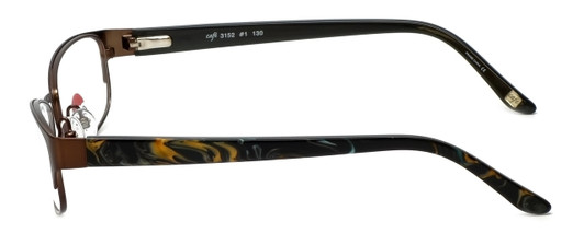 Silver Dollar Progressive Lens Blue Light Reading Glasses Café 3152 Camel 52mm