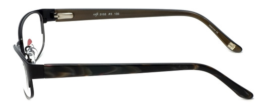 Silver Dollar Progressive Lens Blue Light Reading Glasses Café 3152 Ebony 52mm