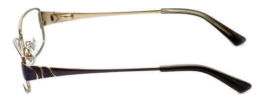 Side View of Dale Earnhardt Jr Progressive Blue Light Glasses DJ6807-SGU-57 Satin Gun 57mm Side View of Dale Earnhardt Jr Progressive Blue Light Glasses DJ6807-SGU-57 Satin Gun 57mm