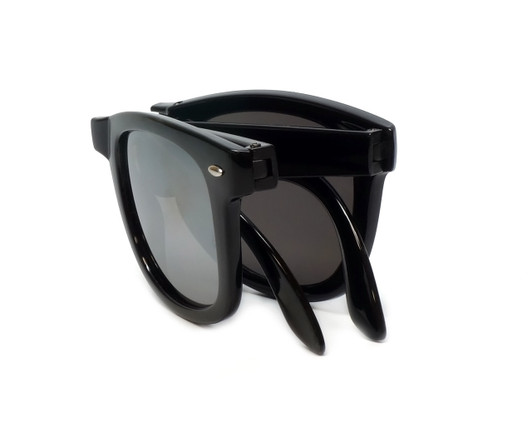 Calabria Folding Vintage Retro Sunglasses 3 Color Choices Compact Durable Light