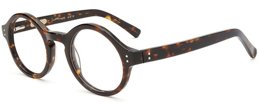 Profile View of Ernest Hemingway Designer Progressive Len Blue Light Glasses H4616 Tortoise 47mm