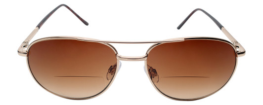 Calabria 1110SB Authentic Metal Pilot Reading Sunglasses 14 Color/Power Choice