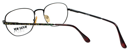 Bugle Boy Unisex Designer Eyeglasses Green Tortoise Havana Gold Round Metal 48mm