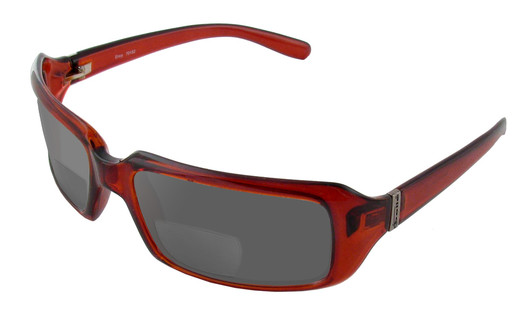 Bolle Envy Cognac Brown & Grey Polarized Bi-Focal Reading Sunglasses PICK POWER