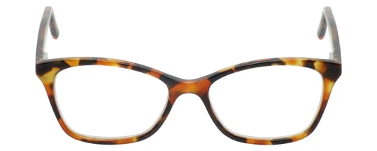 Front View of Eyebobs Not Tonight Women Cateye Reading Glasses Tortoise Havana Brown Gold 51mm