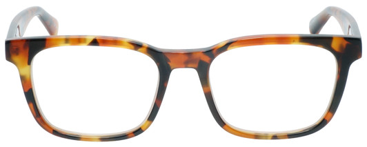 Front View of Eyebobs C See Through Reading Glasses Lt Tortoise Havana Brown Gold Crystal 52mm