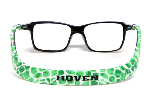 Hoven Eyewear MONIX in Black & Green Turtle :: Custom Left & Right Lens