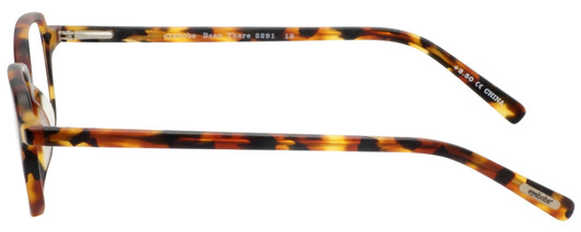 Side View of Eyebobs Been There 2291-19 Oval Designer Reading Glasses Tortoise Brown Gold 45mm