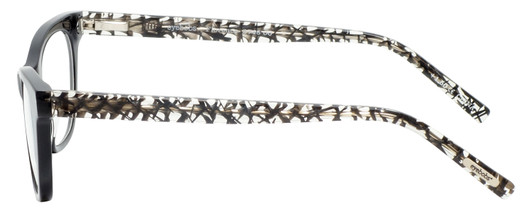 Side View of Eyebobs Florence 2746-00 Ladies Cateye Designer Reading Glasses Black Crystal 47mm
