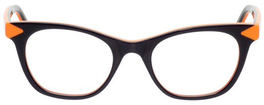 Front View of Eyebobs Florence 2746-77 Ladies Cateye Designer Reading Glasses Purple Orange 47mm