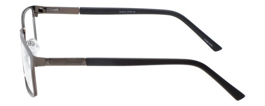 Side View of Enhance Mens BIG & TALL EN4064-TOR-58mm Designer Reading Glasses Tortoise Havana