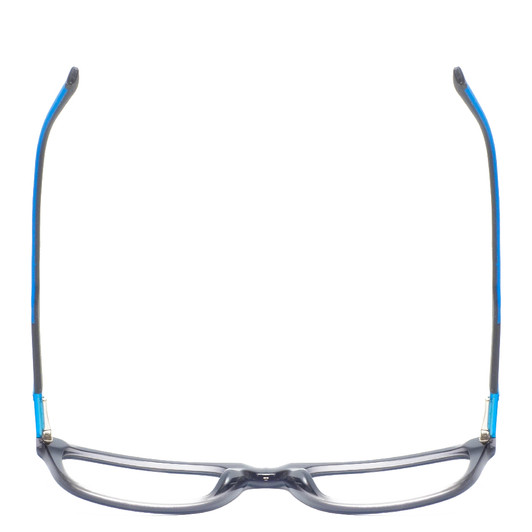 Top View of Ducks Unlimited Labrador Designer Progressive Lens Prescription Rx Eyeglasses in Navy Blue Mens Rectangle Full Rim Acetate 54 mm