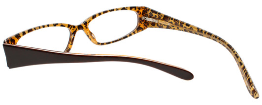 Calabria Viv 737 Black Leopard Designer Eyeglasses :: Custom Left & Right Lens