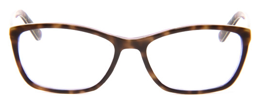 Profile View of Vera Bradley Larissa Designer Progressive Lens Blue Light Blocking Eyeglasses in Rosewood Purple Tortoise Havana Ladies Classic Full Rim Acetate 54 mm