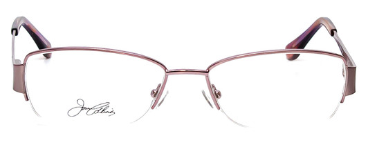 Front View of Joan Collins JC9772-LIL Semi-Rimless Designer Reading Glasses Lilac Purple 53 mm