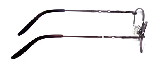 Side View of Joan Collins JC9810-LIL Women Oval Designer Reading Glasses in Lilac Purple 51mm
