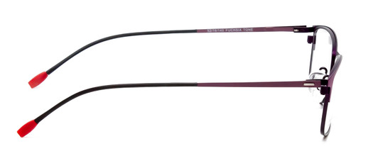 Side View of Marie Claire MC6213-FUS Cateye Designer Reading Glasses Fuchsia Pink Purple 52mm