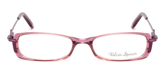 Front View of Valerie Spencer VS9122-LIL Cateye Designer Reading Glasses in Lilac Purple 49 mm
