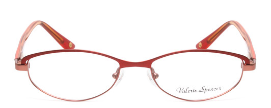Front View of Valerie Spencer VS9130-WI Women Cateye Designer Reading Glasses in Wine Red 51mm