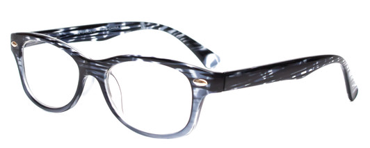 Calabria RE21645 Ladies 48mm Designer Reading Glasses in Smoke Grey Tortoise Marble Blue Fade