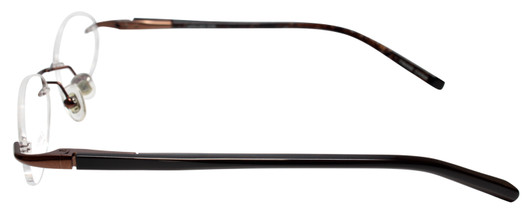 Jones NY Designer Eyeglasses J133 in Brown :: Custom Left & Right Lens