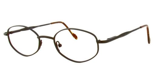 Profile View of Reptile Designer Blue Light Blocking Glasses Boa in Matte Black Mens Oval 57mm