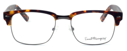 Ernest Hemingway Designer Blue Light Glasses 4629 in Matte Tortoise & Gunmetal
