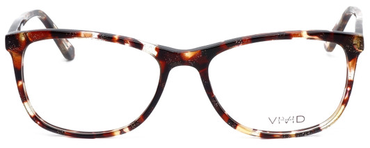 Front View of Calabria Splash SP62 Designer Blue Light Blocking Glasses in Brown Classic 54mm