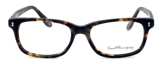 Front View of Ernest Hemingway Designer Blue Light Blocking Glasses H4617 in Tortoise 52mm