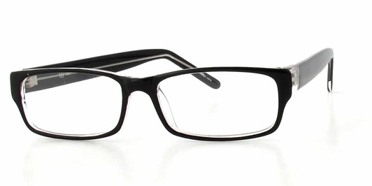 Profile View of Calabria Soho by Vivid 85 Designer Progressive Blue Light Glasses Black Crystal Profile View of Calabria Soho by Vivid 85 Designer Progressive Blue Light Glasses Black Crystal