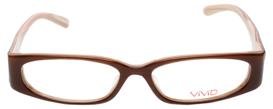 Calabria Vivid 737 Designer Progressive Lens Blue Light Glasses Mocha Women Oval