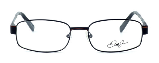 Front View of Dale Earnhardt, Jr. Designer Blue Light Blocking Glasses DJ6736 in Brown 54mm