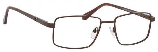 Profile View of Dale Earnhardt, Jr Designer Blue Light Blocking Glasses 6817 in Satin Brown 53mm