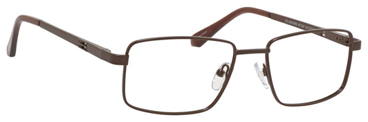 Profile View of Dale Earnhardt, Jr Designer Progressive Blue Light Glasses 6817 Satin Brown 53mm