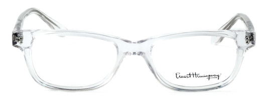 Profile View of Ernest Hemingway Designer Blue Light Glasses H4617 (Small Size) in Crystal 48mm