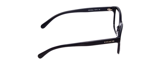 Side View of Coach HC6094 Women Cateye Designer Designer Reading Glasses Gloss Navy Blue 54mm