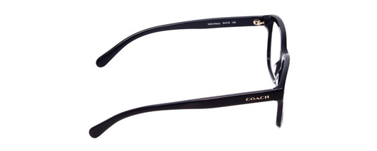 Side View of Coach HC6094 Designer Bi-Focal Prescription Rx Eyeglasses in Gloss Navy Blue Ladies Cateye Full Rim Acetate 54 mm